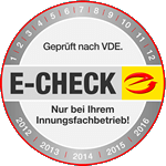 Ihr E-Check bei Ihrem Innungsfachbetrieb!